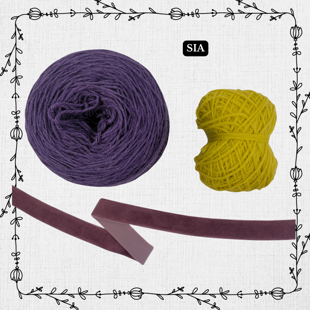 Kit tricot - Le Béret Fleurettes - Version POP