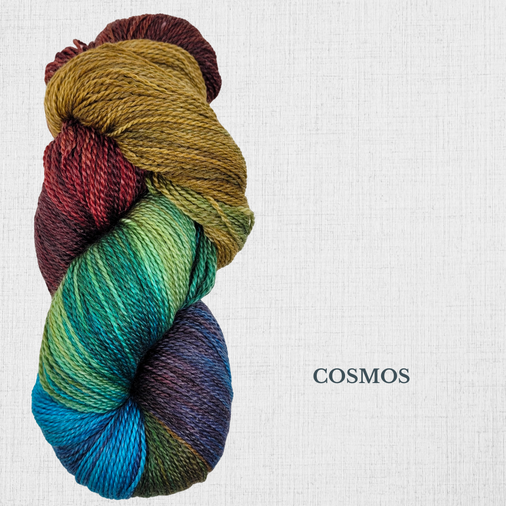 Tree wool by Fleece Artist - Hand Dyed fingering yarn 