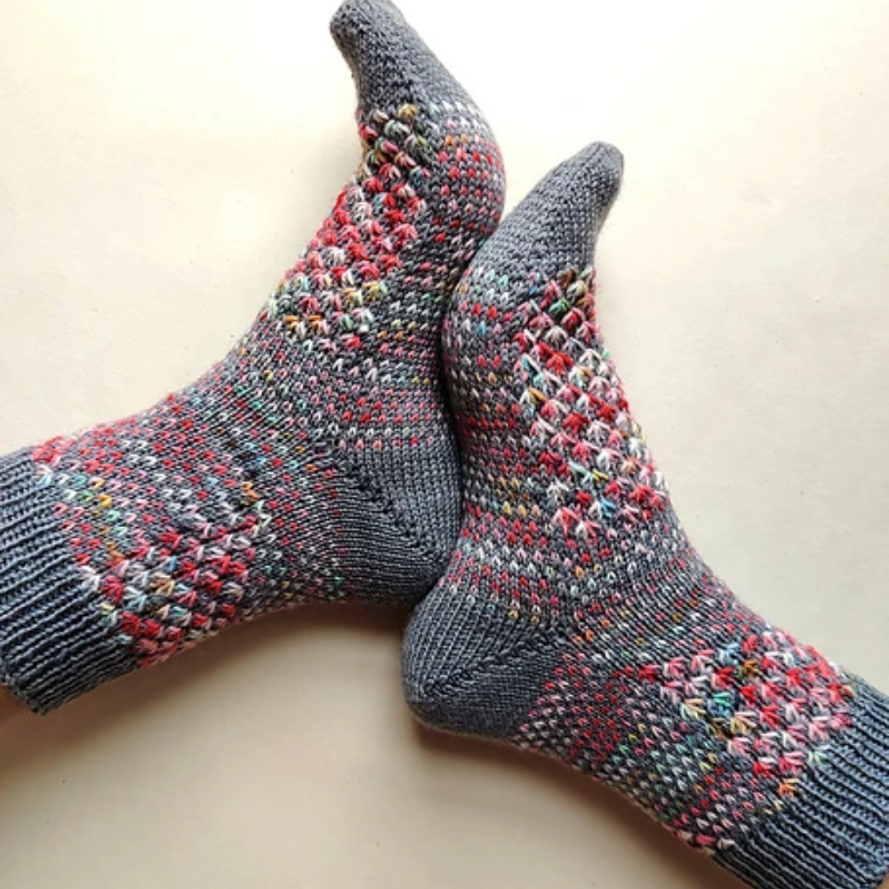 Online Course (Recorded) I Knit the Candy Bar Socks by Dolly Laishram Bhardwaj