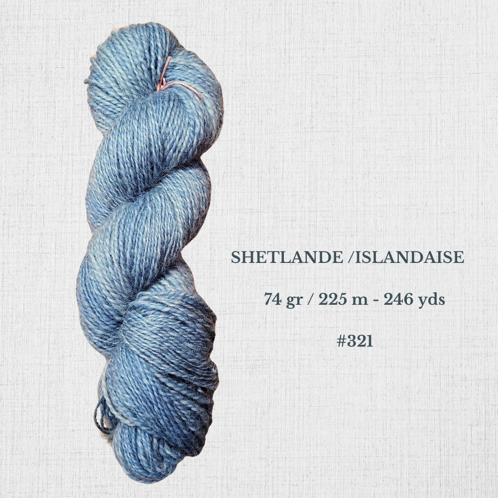 Hand-spun wool by Le Mouton Polaire