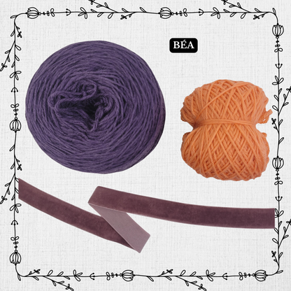 Kit tricot - Le Béret Fleurettes - Version POP