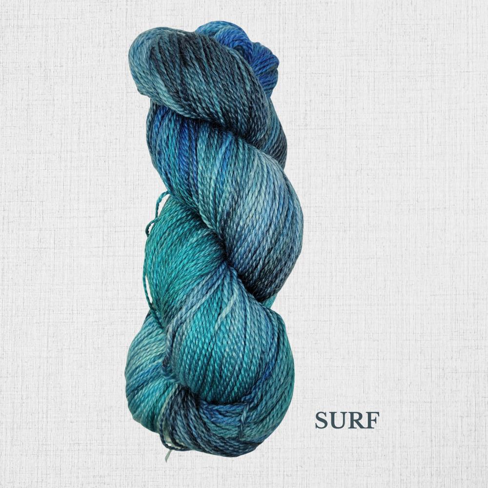 Tree wool by Fleece Artist - Hand Dyed fingering yarn 