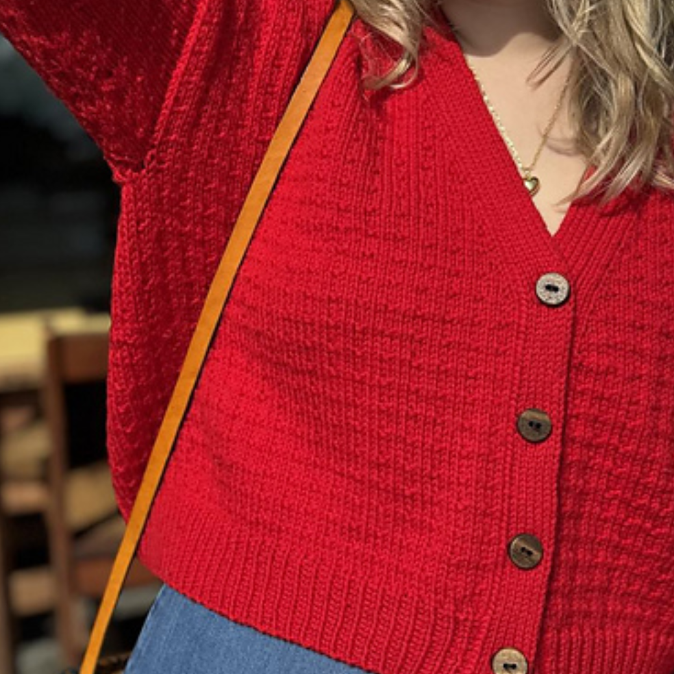 FREE Online Course - The Meringue Knit Waffle Cardigan