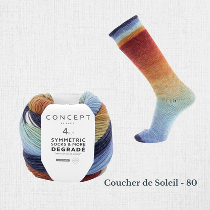 DÉGRADÉ - SYMMETRIC SOCKS by Katia