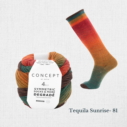 DÉGRADÉ - SYMMETRIC SOCKS by Katia