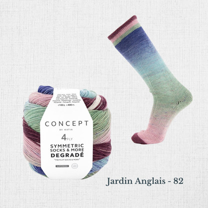 DÉGRADÉ - SYMMETRIC SOCKS by Katia