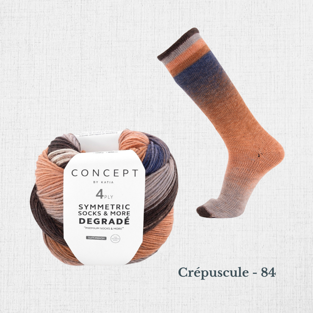 DÉGRADÉ - SYMMETRIC SOCKS by Katia