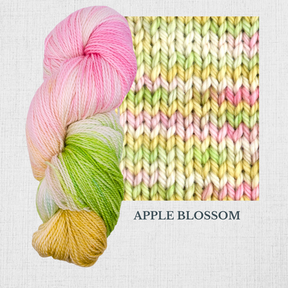 Tree wool by Fleece Artist - Hand Dyed fingering yarn 