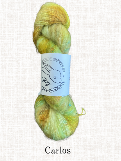 Lelo - Mohair et Soie Teinte à la main