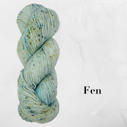Supersock, merino/nylon fingering hand-dyed in skein of 100 gr/350m - Riverside Studio
