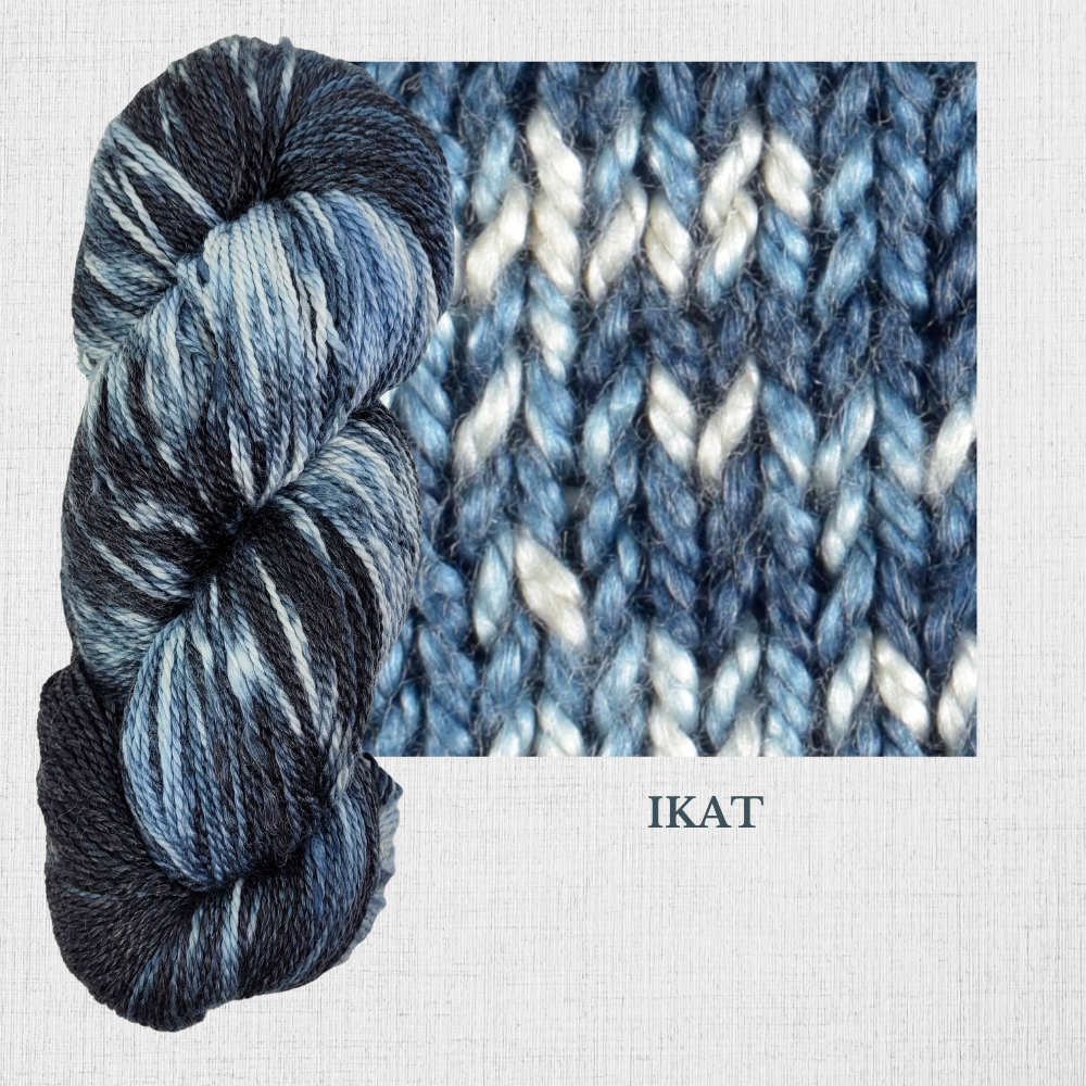 Tree wool by Fleece Artist - Hand Dyed fingering yarn 