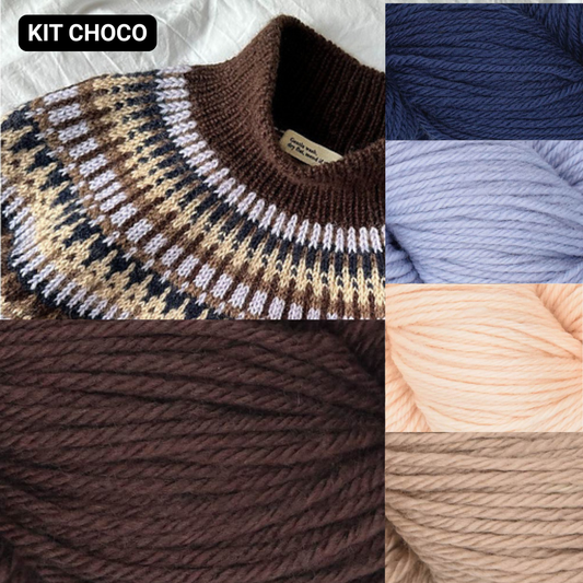Kit Pull Céleste - PetiteKnit