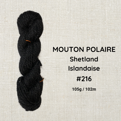 Hand-spun wool by Le Mouton Polaire