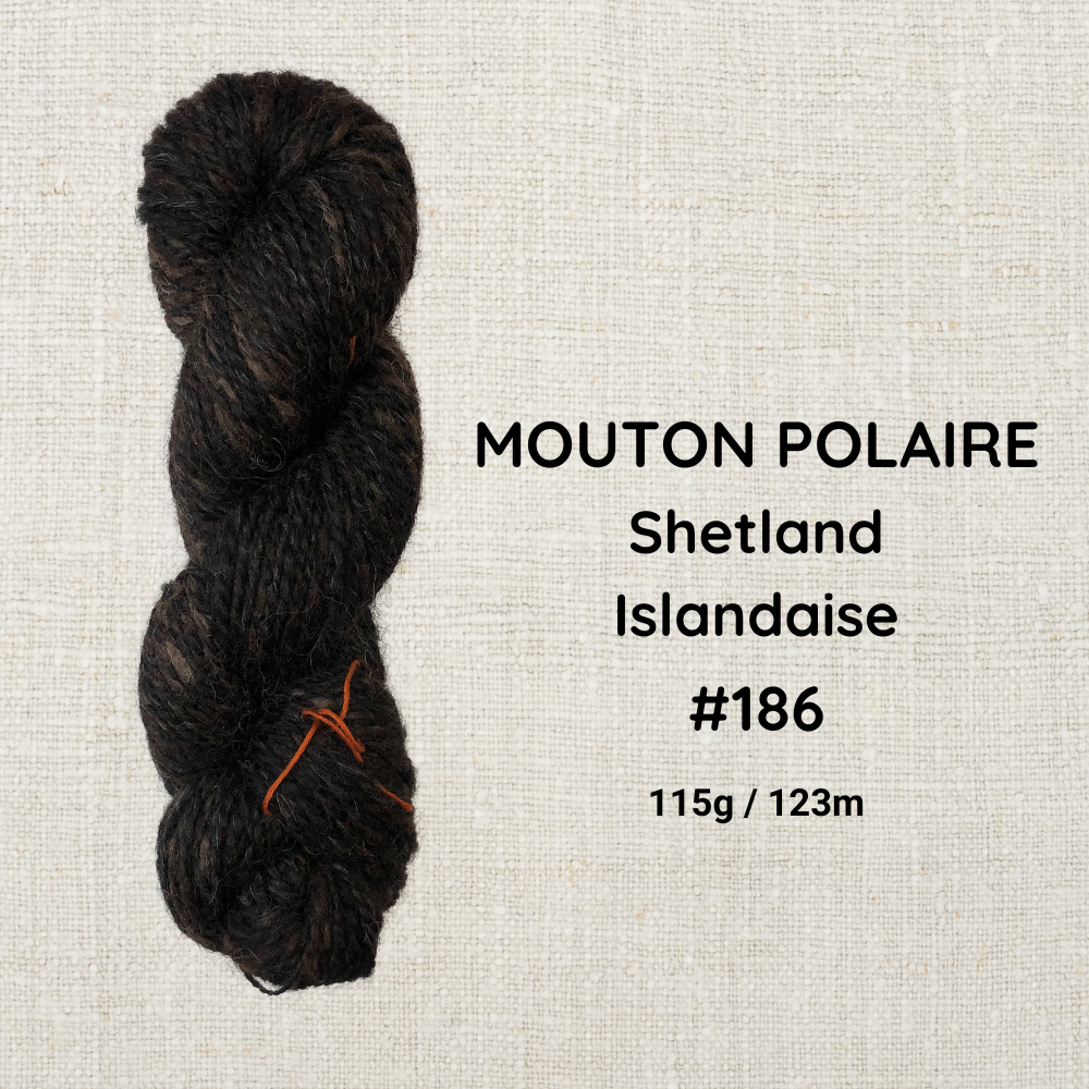 Hand-spun wool by Le Mouton Polaire