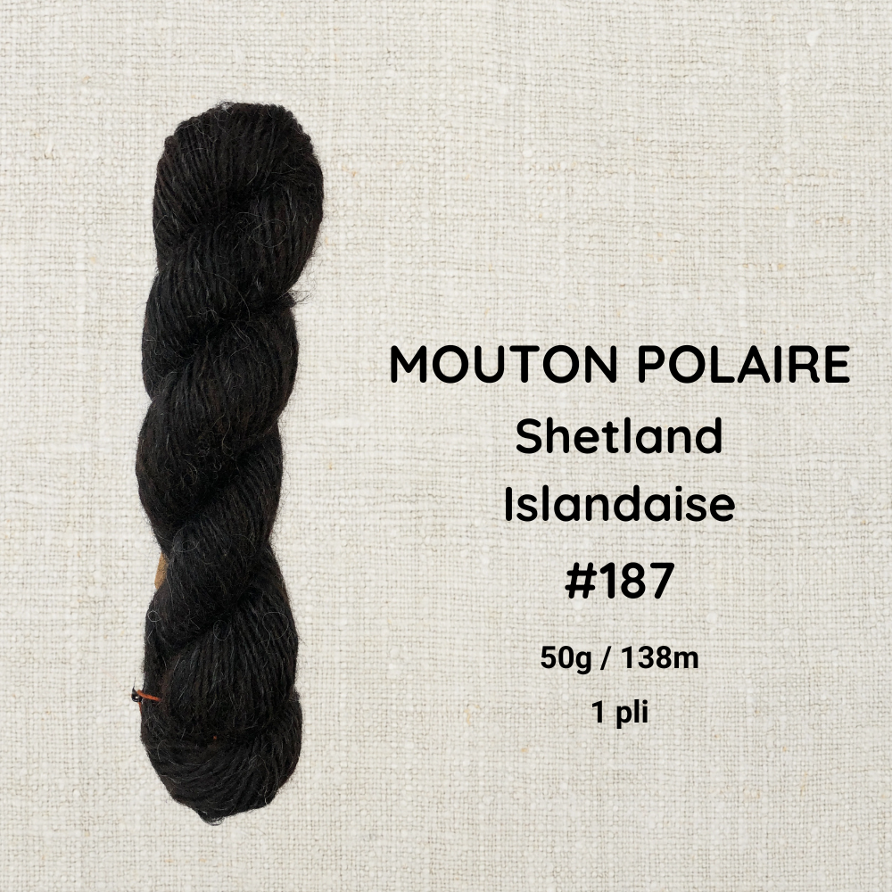 Hand-spun wool by Le Mouton Polaire