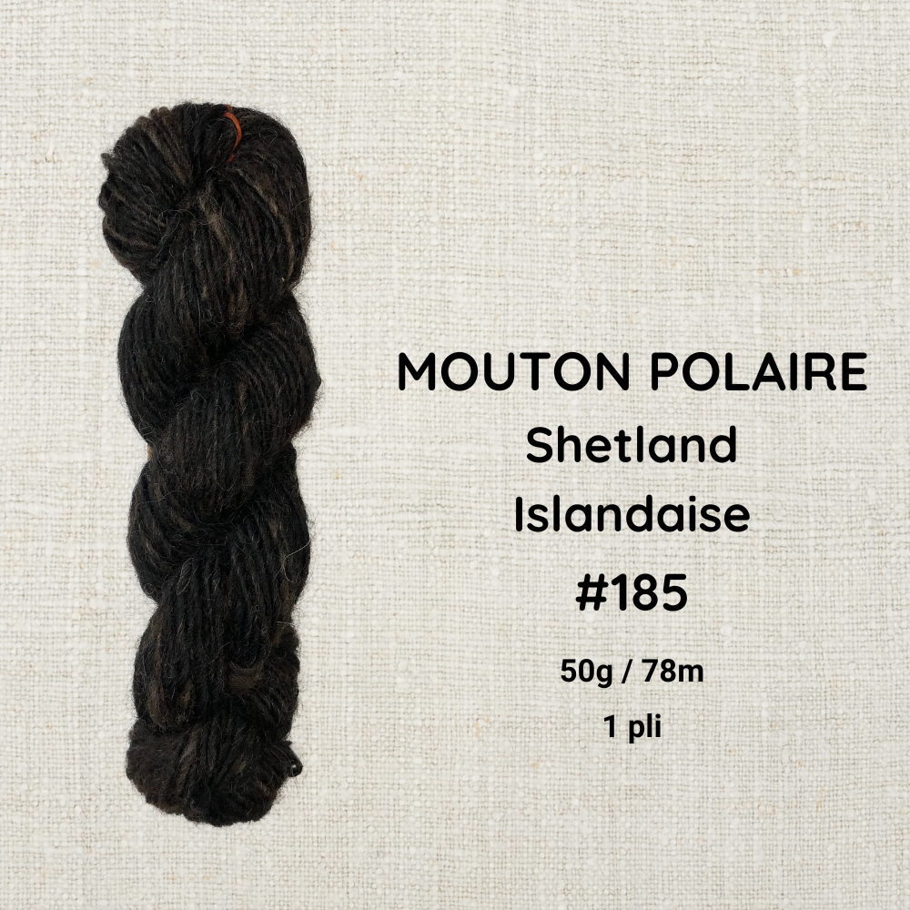 Hand-spun wool by Le Mouton Polaire