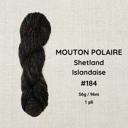 Hand-spun wool by Le Mouton Polaire