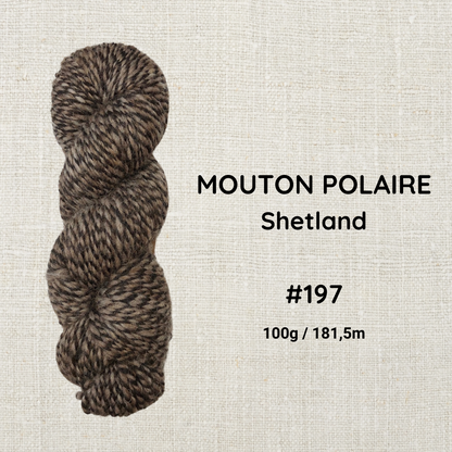 Hand-spun wool by Le Mouton Polaire