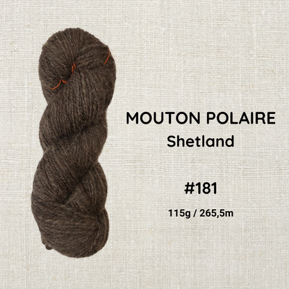 Hand-spun wool by Le Mouton Polaire