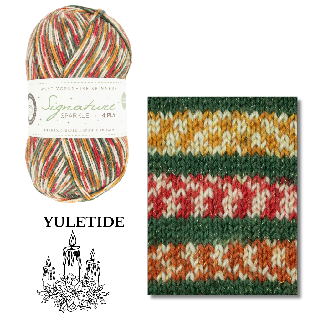 Signature 4 ply - Christmas Collection by West Yorkshire Spinners 