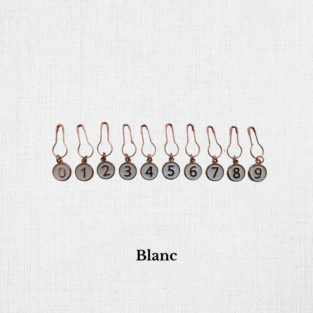 Anneaux repères numérotés - La Maison Tricotées