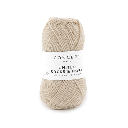 Concept United Socks & More - Extra-Soft merino yarn - 25 gr