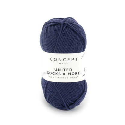 Concept United Socks & More - Extra-Soft merino yarn - 25 gr