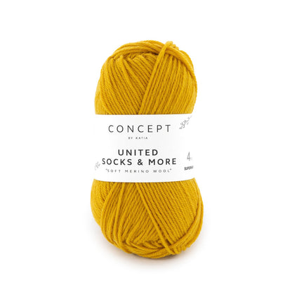 Concept United Socks & More - Extra-Soft merino yarn - 25 gr