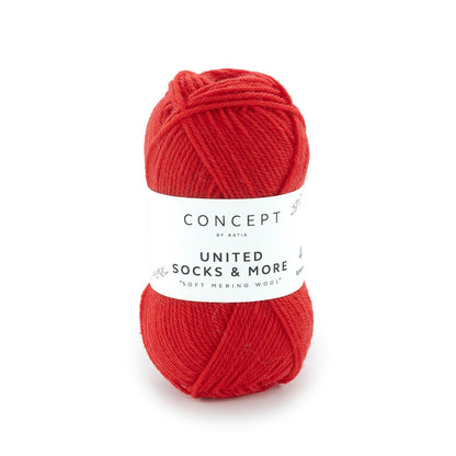 Concept United Socks & More - Extra-Soft merino yarn - 25 gr