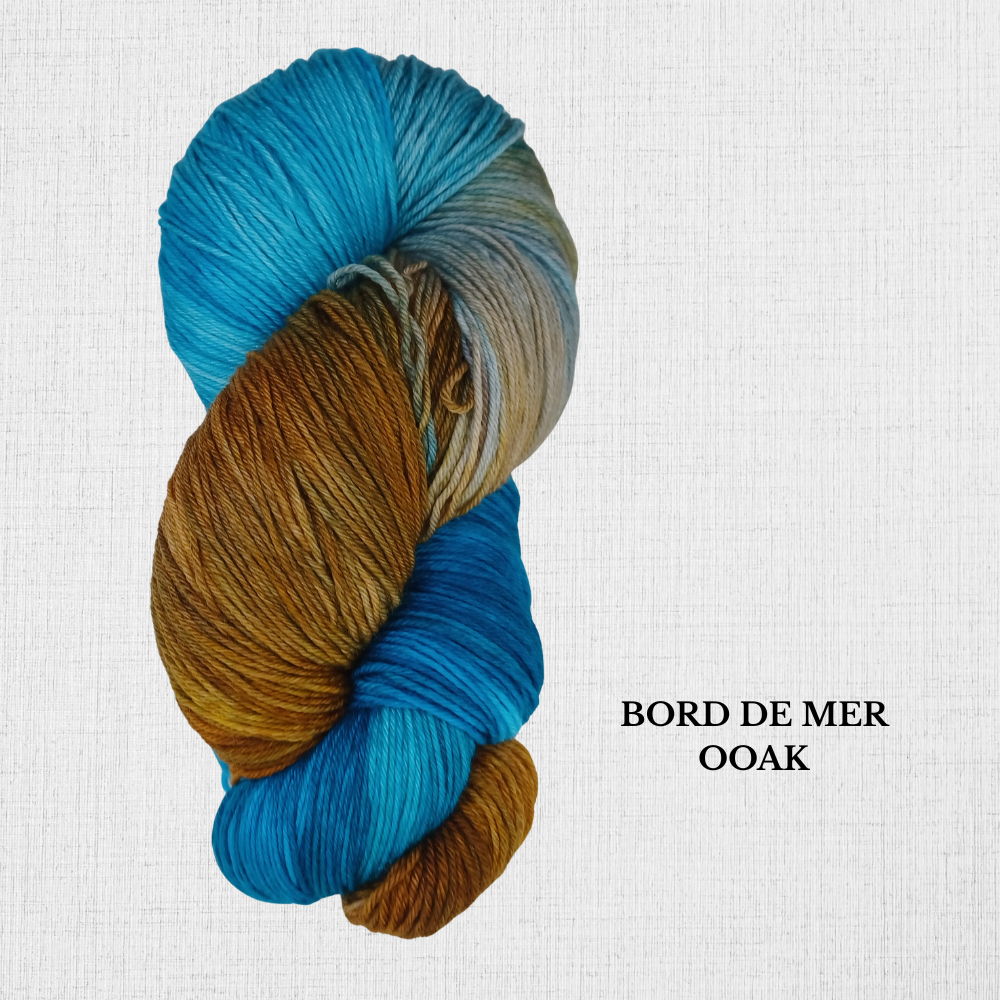 Cabin Socks  par Fleece Artist - Laine fingering teinte à la main