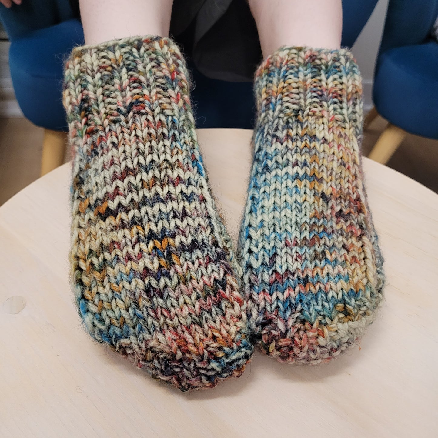 Patron des pantoufles DELA