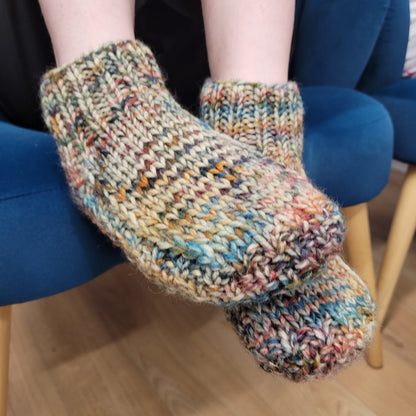 Patron des pantoufles DELA