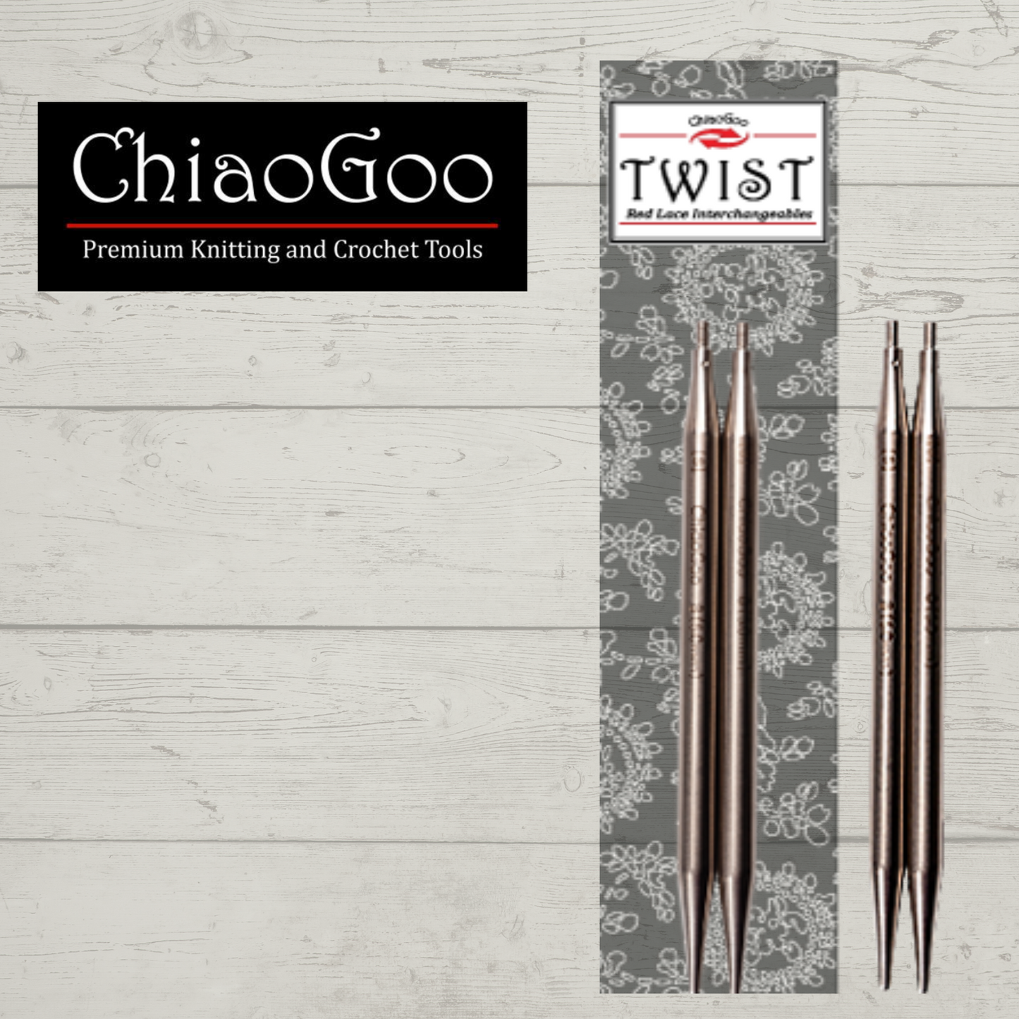 Chiaogoo ~ Large interchangeable needles in 10 cm / 4'' 