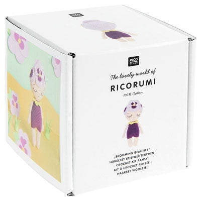 Kit de poupée au crochet par Rico - Blooming Beauties