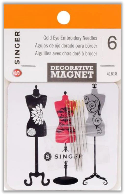 singer embroidery needles decorative magnet