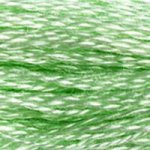 DMC Cotton Embroidery Floss (8m) - Pale Greens - DMC Cotton Embroidery Floss (8.7y) - Light Green 