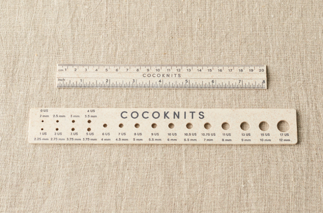 Ruler and measuring gauge set - Coco knits