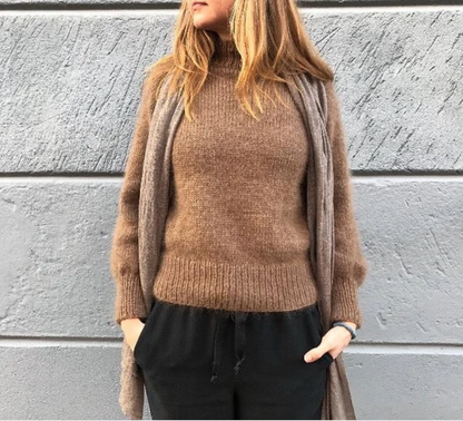 Simple and simple sweater - Pattern from Knitting for Olive